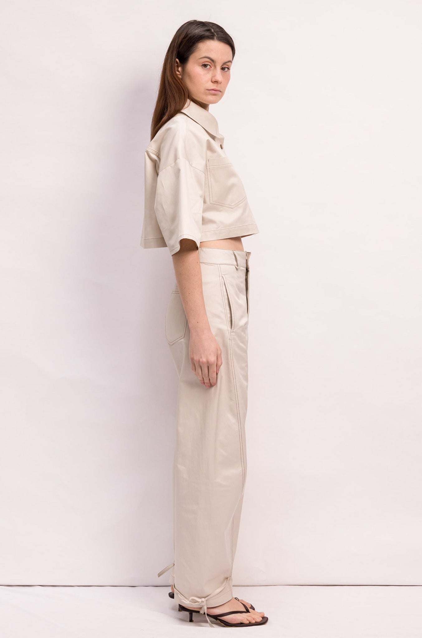 PANTALON NELSON COTON BEIGE