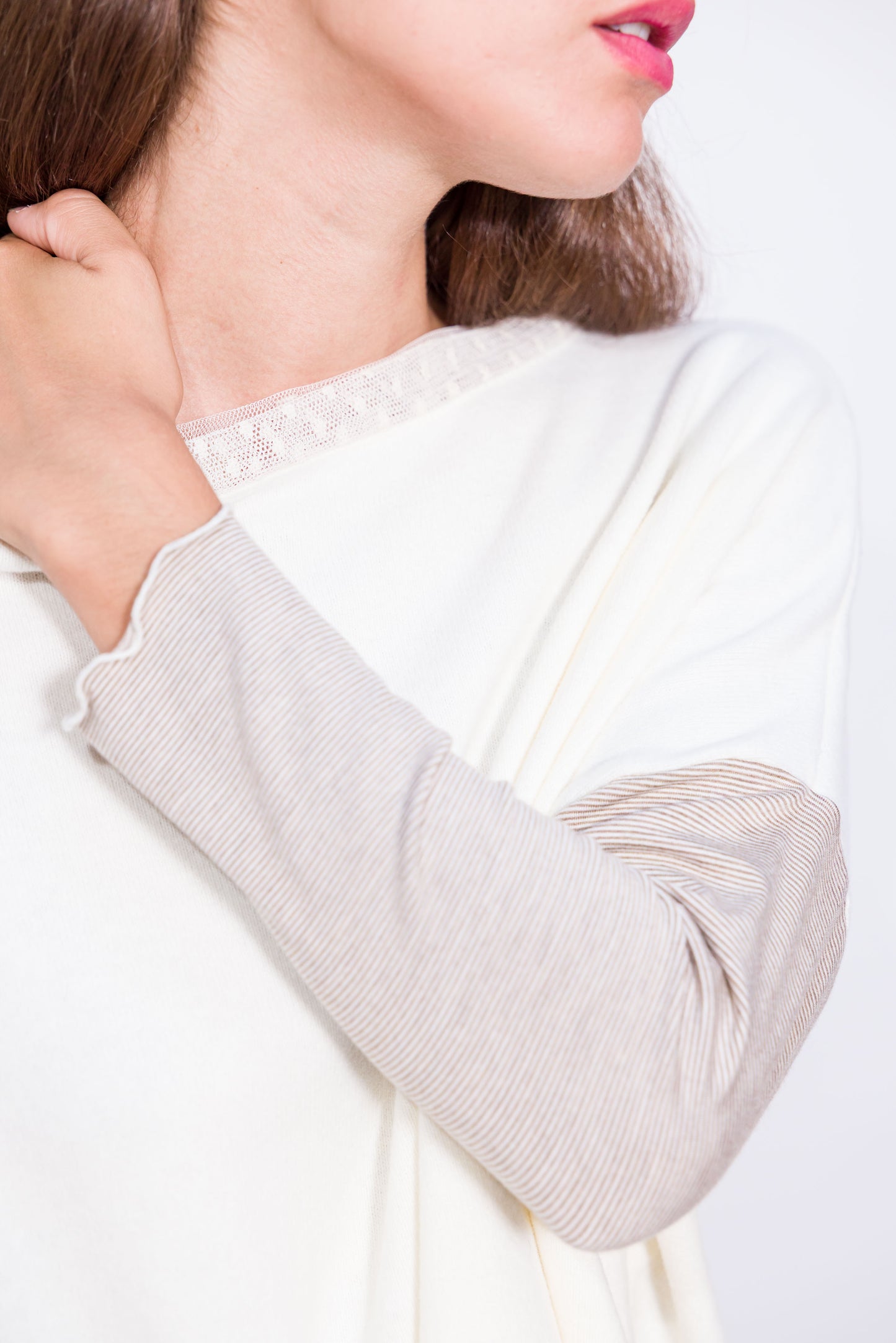 Pull Poches Blanc