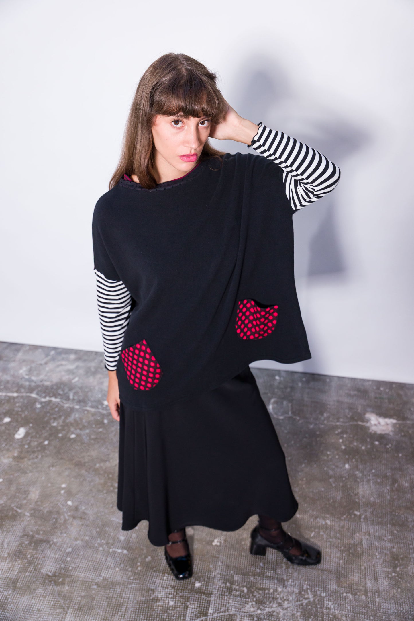 Pull Poches noir