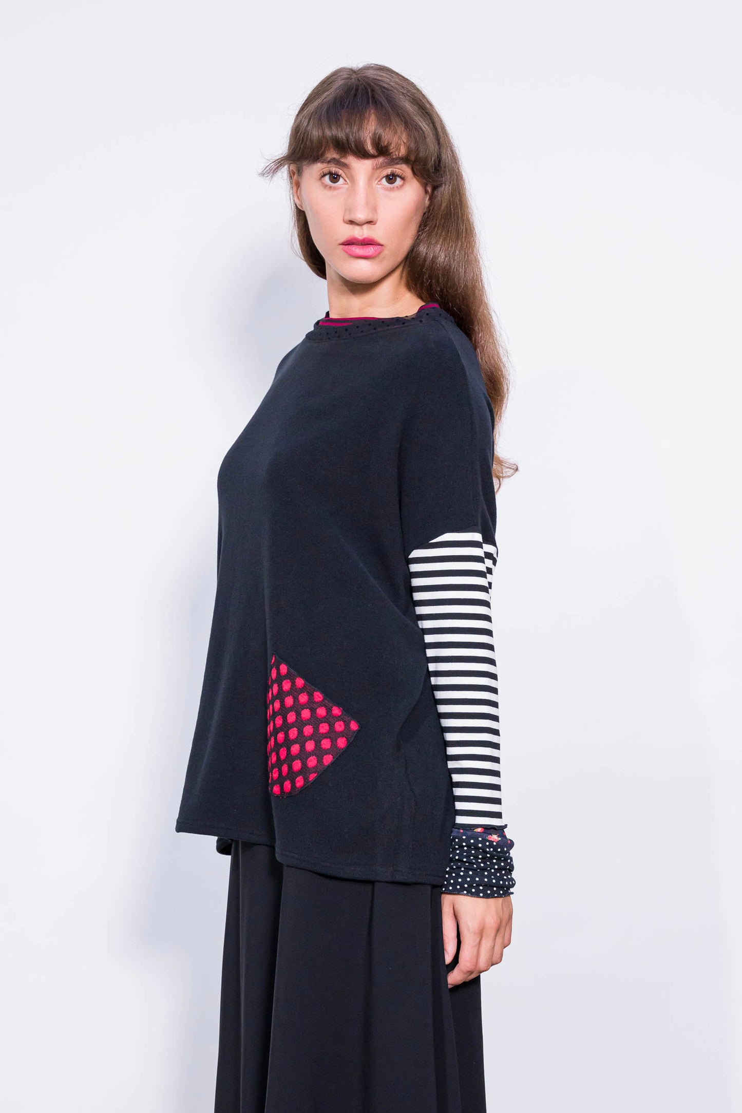 Pull Poches noir