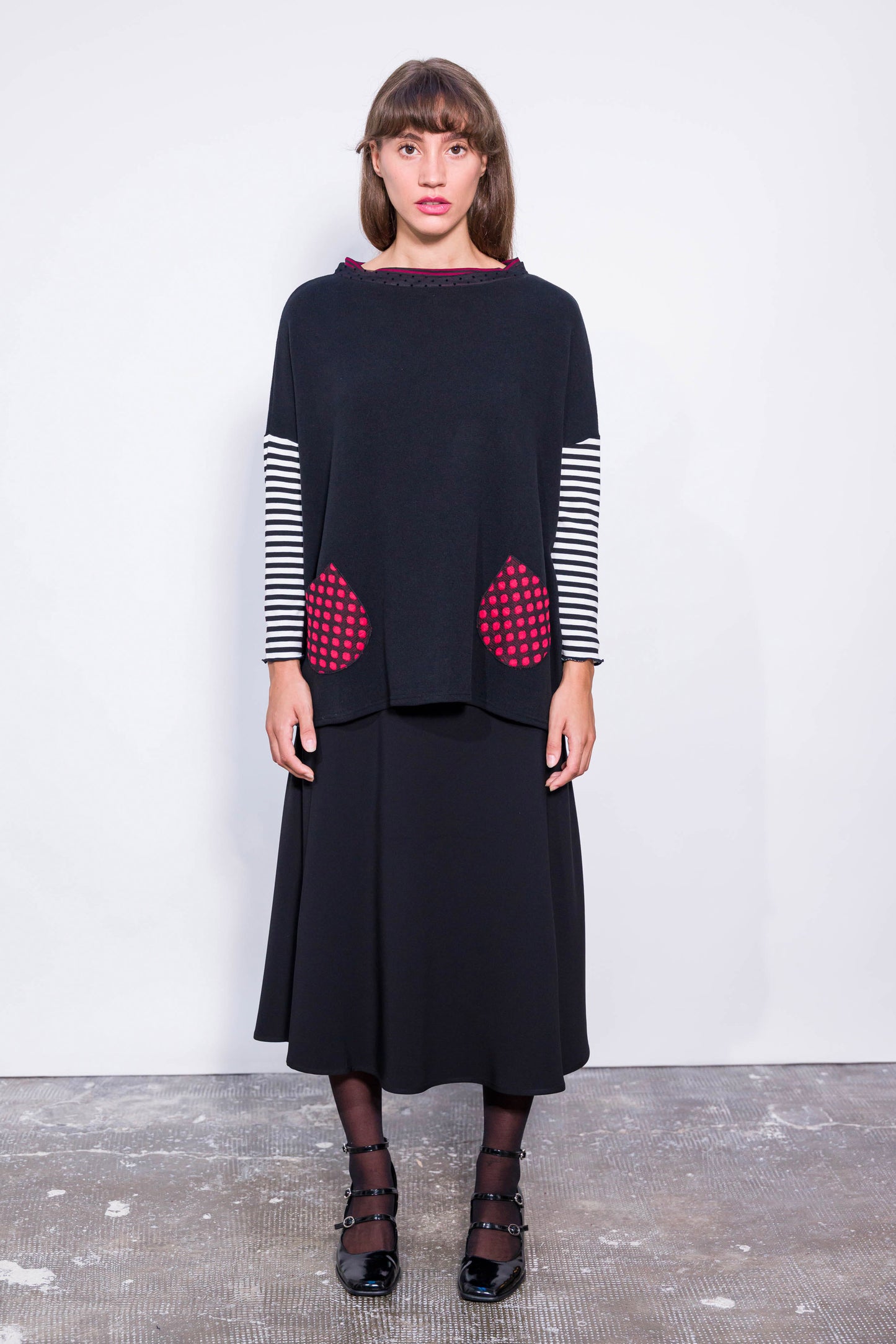 Pull Poches noir