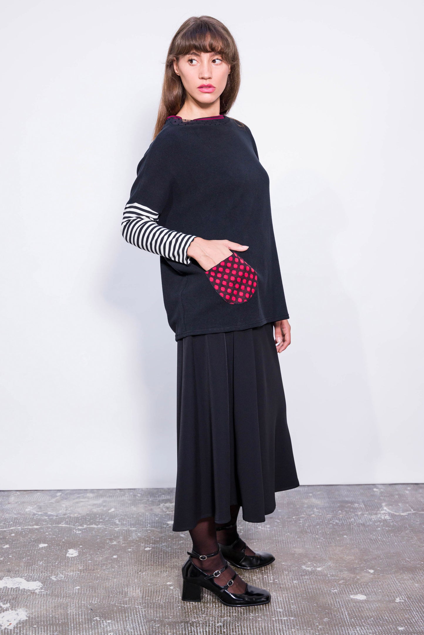 Pull Poches noir
