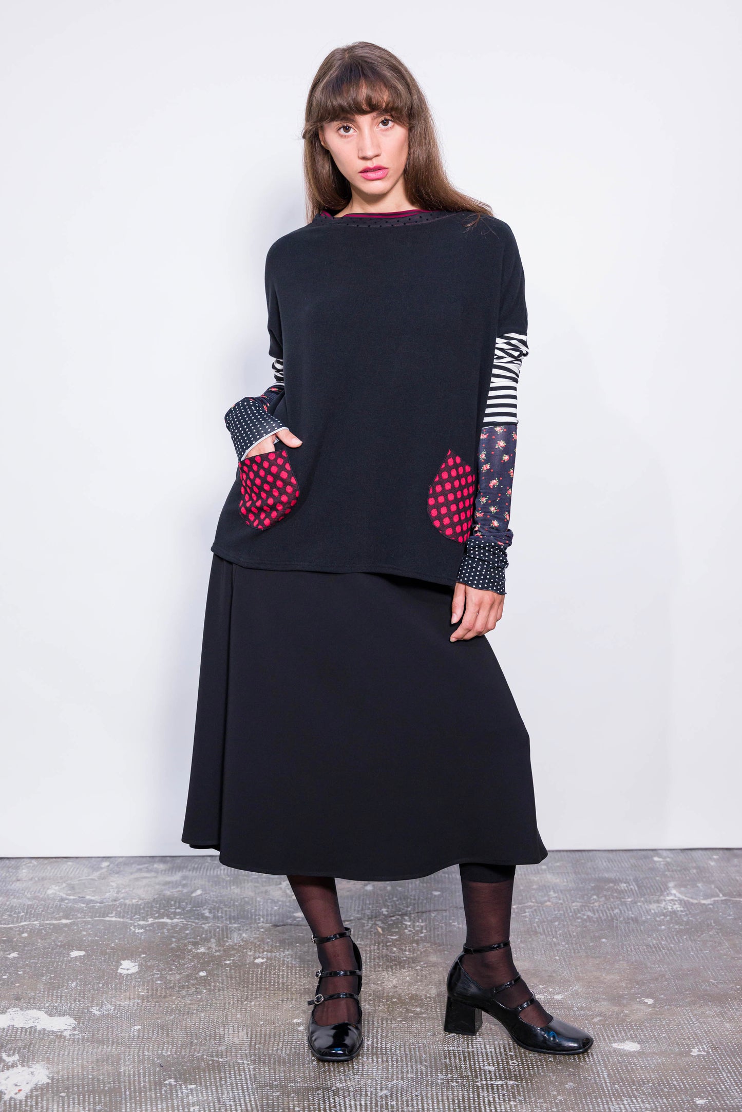 Pull Poches noir