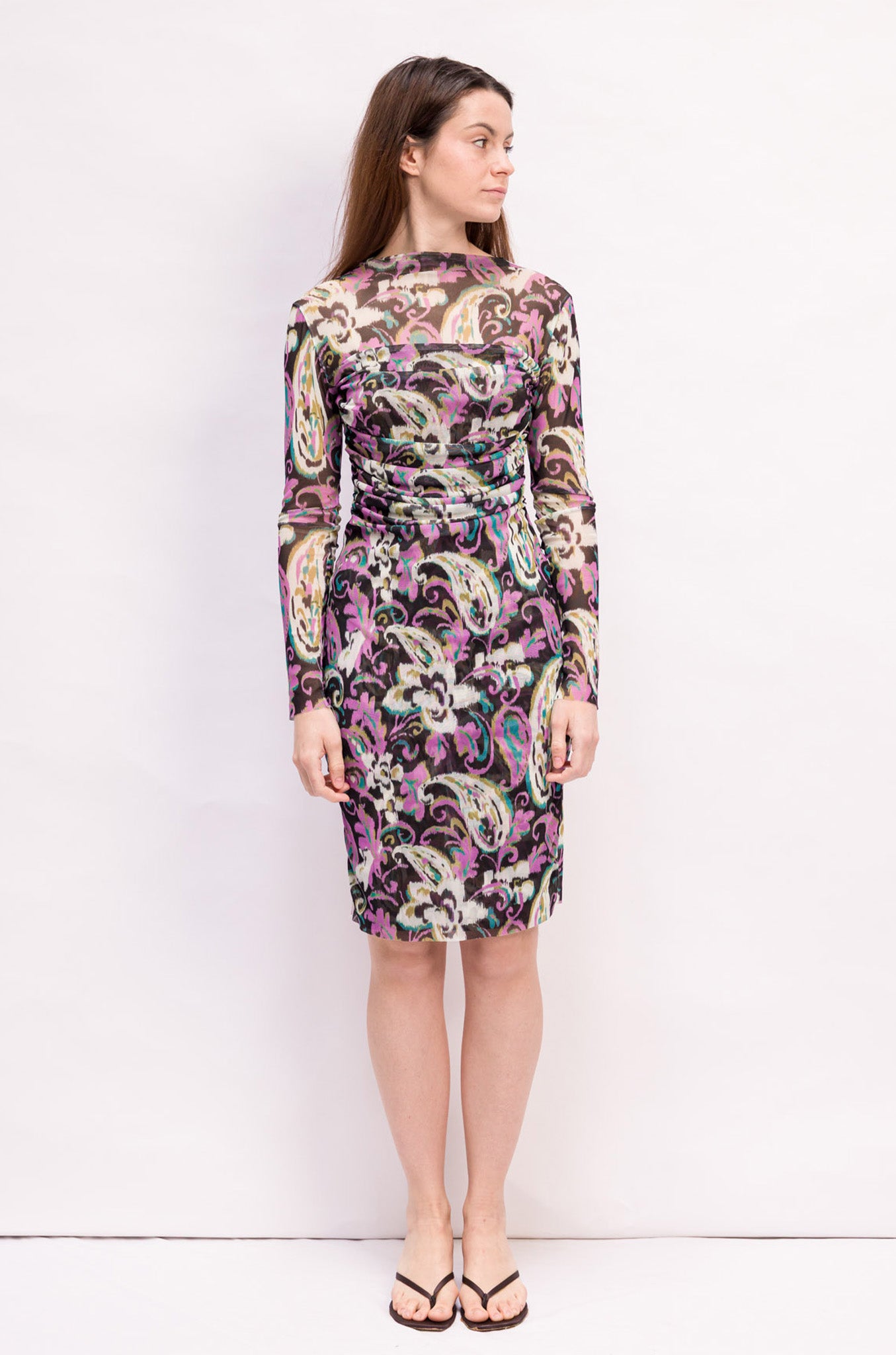 ROBE ROXANE RESILLE IMPRIMEE
