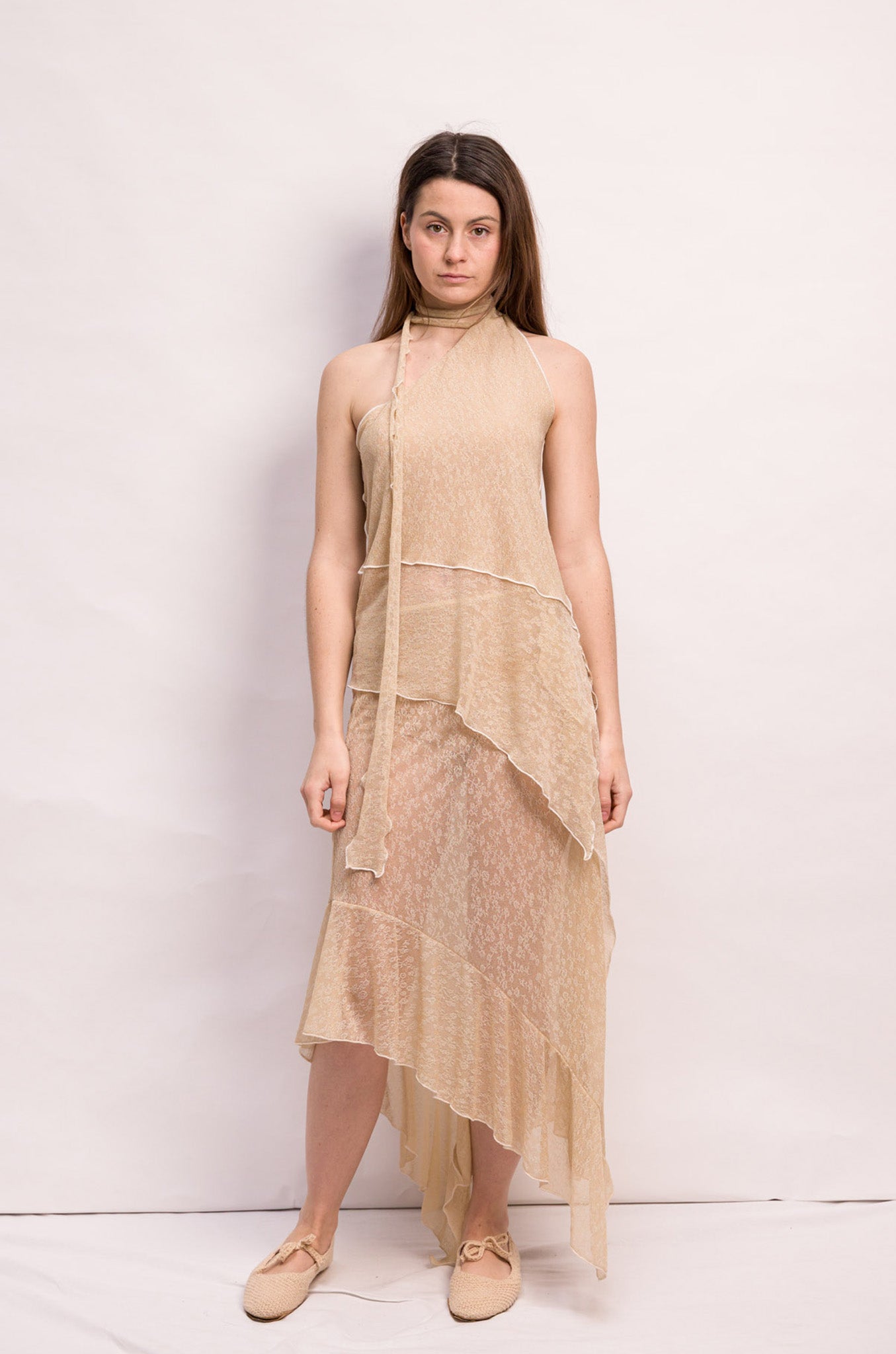 HAUT MARIO DENTELLE BEIGE