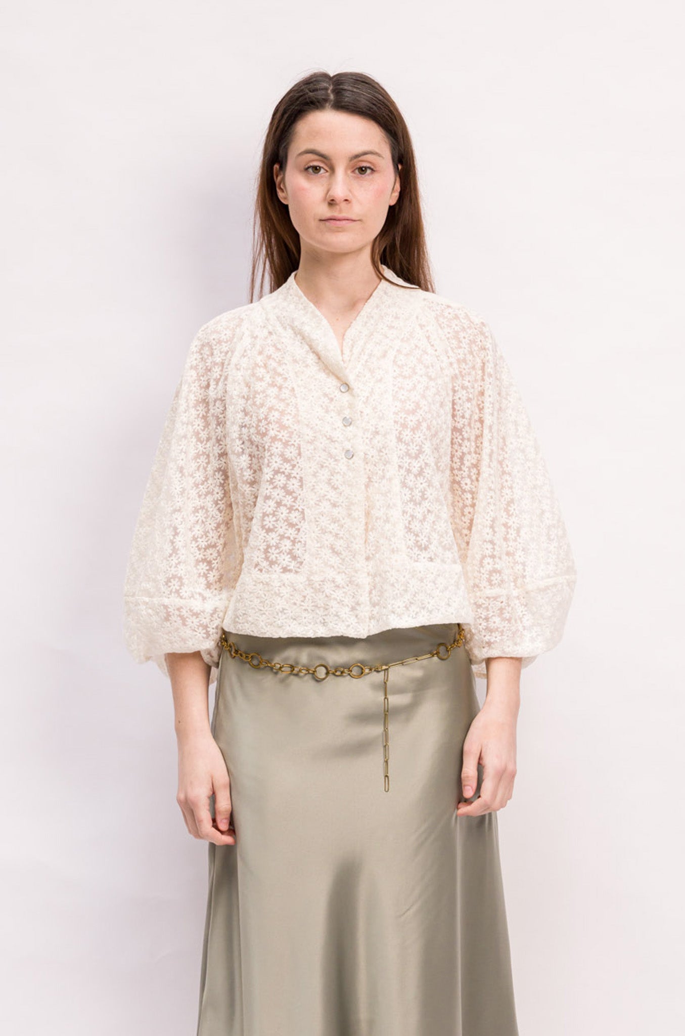 VESTE MATHILDE DENTELLE BLANCHE