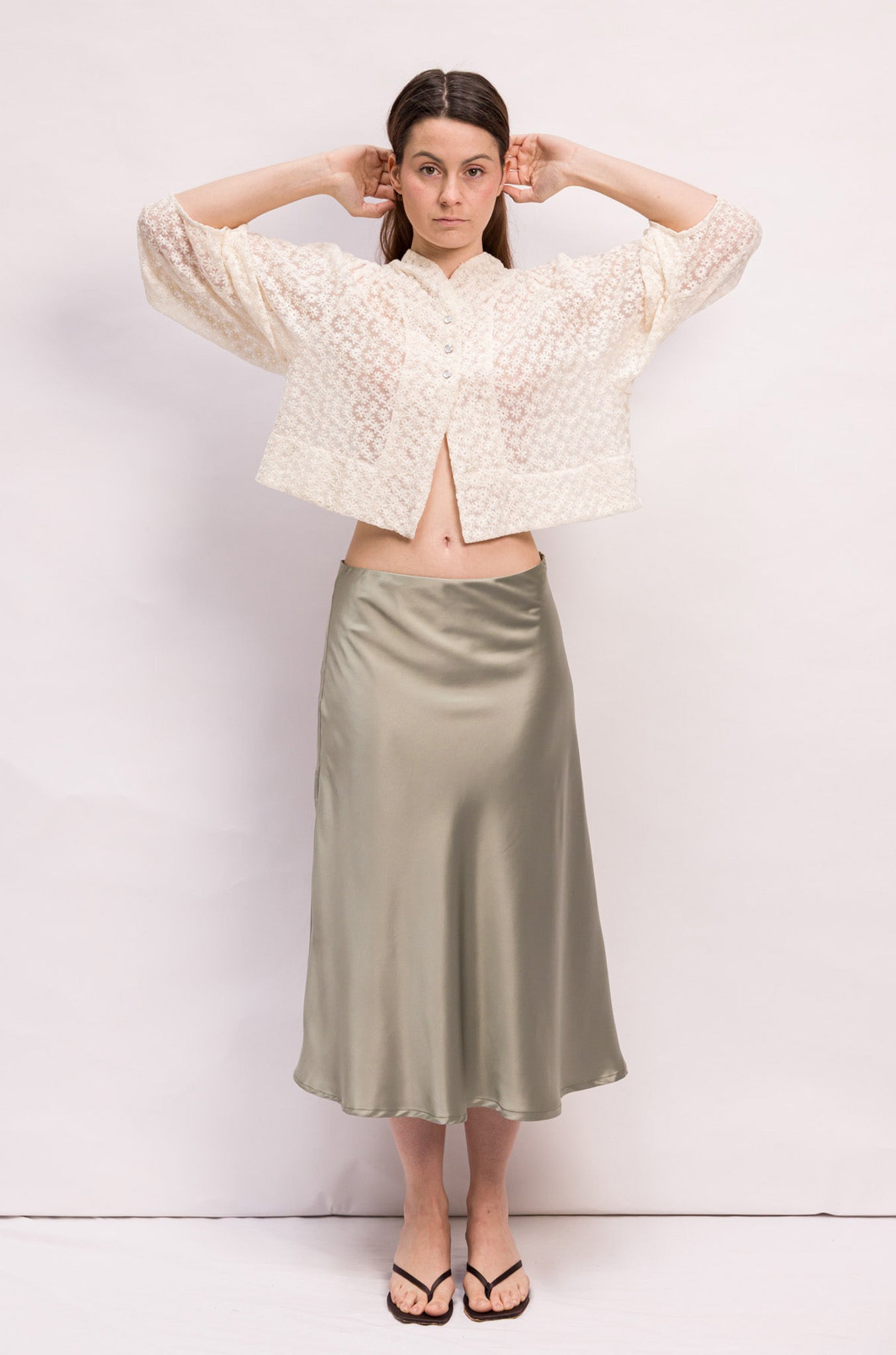 VESTE MATHILDE DENTELLE BLANCHE