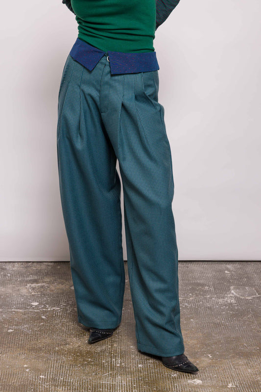 Pantalon Viktor Laine Verte