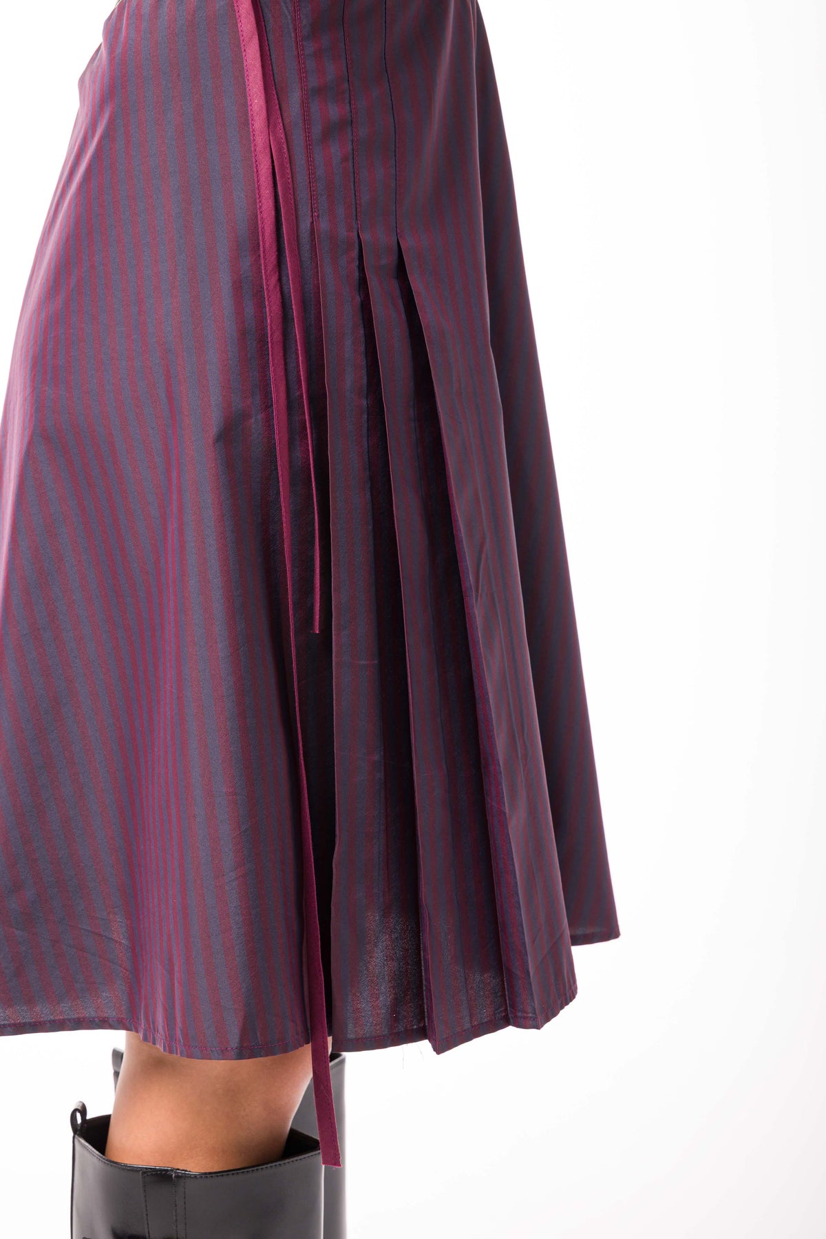 Robe Jupe Caroline bordeaux