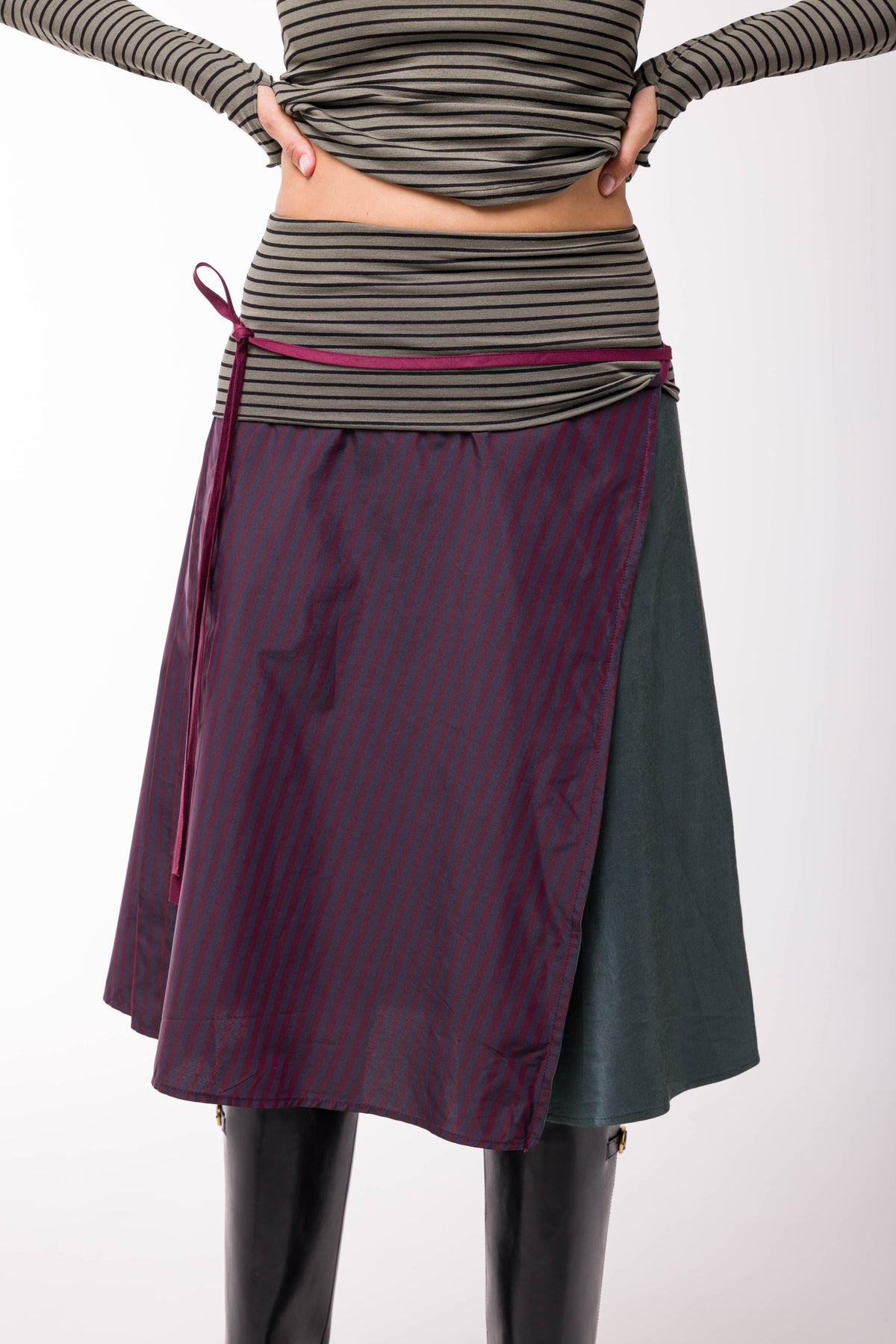 Robe Jupe Caroline bordeaux
