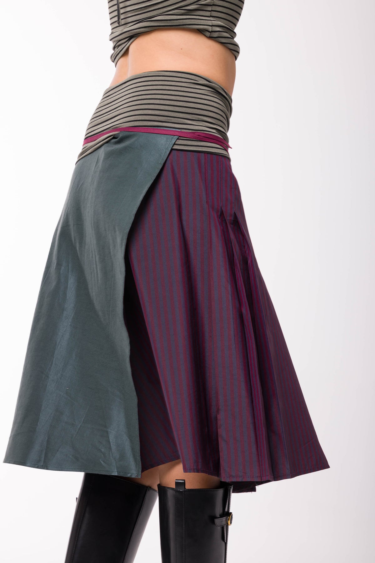 Robe Jupe Caroline bordeaux