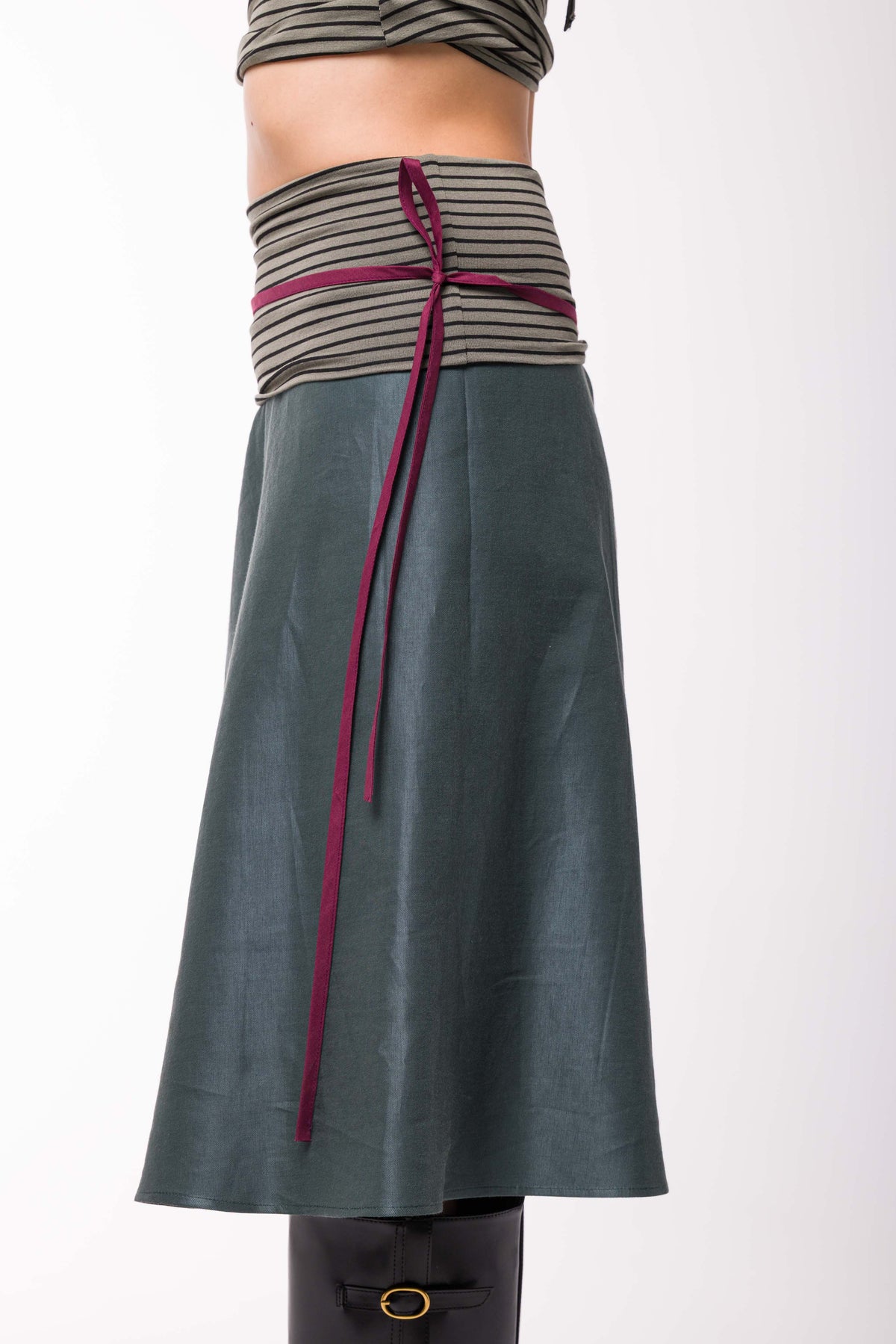 Robe Jupe Caroline bordeaux