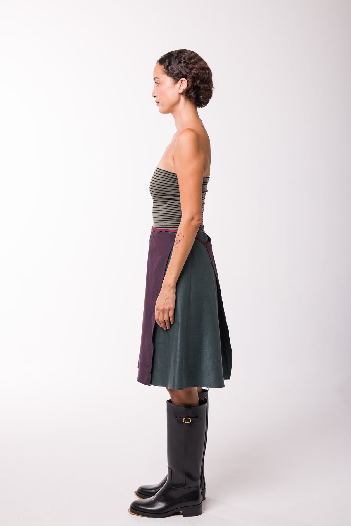 Robe Jupe Caroline bordeaux