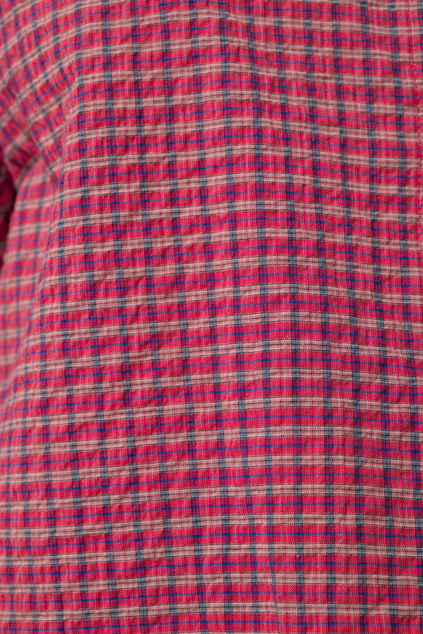 Chemise Ambre carreaux rouge