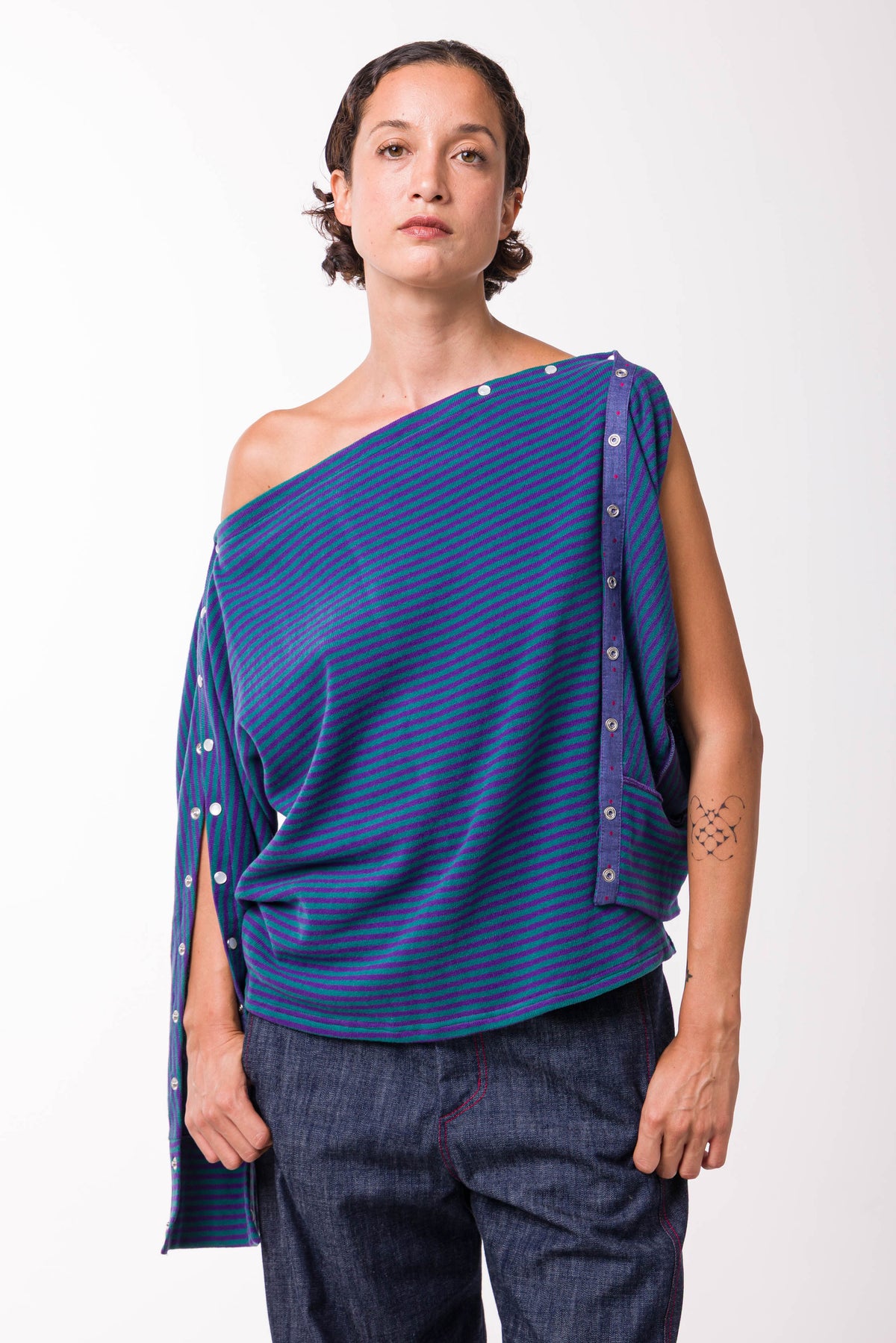 Lilo rayé violet