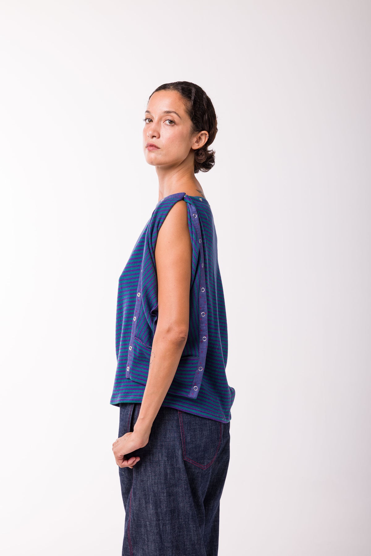 Lilo rayé violet