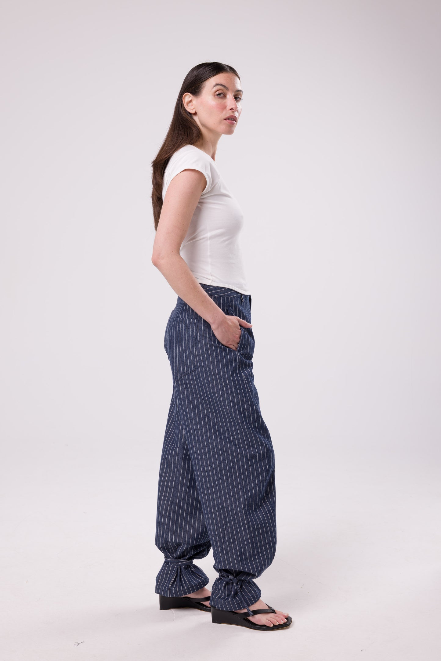 Pantalon Nelson rayé
