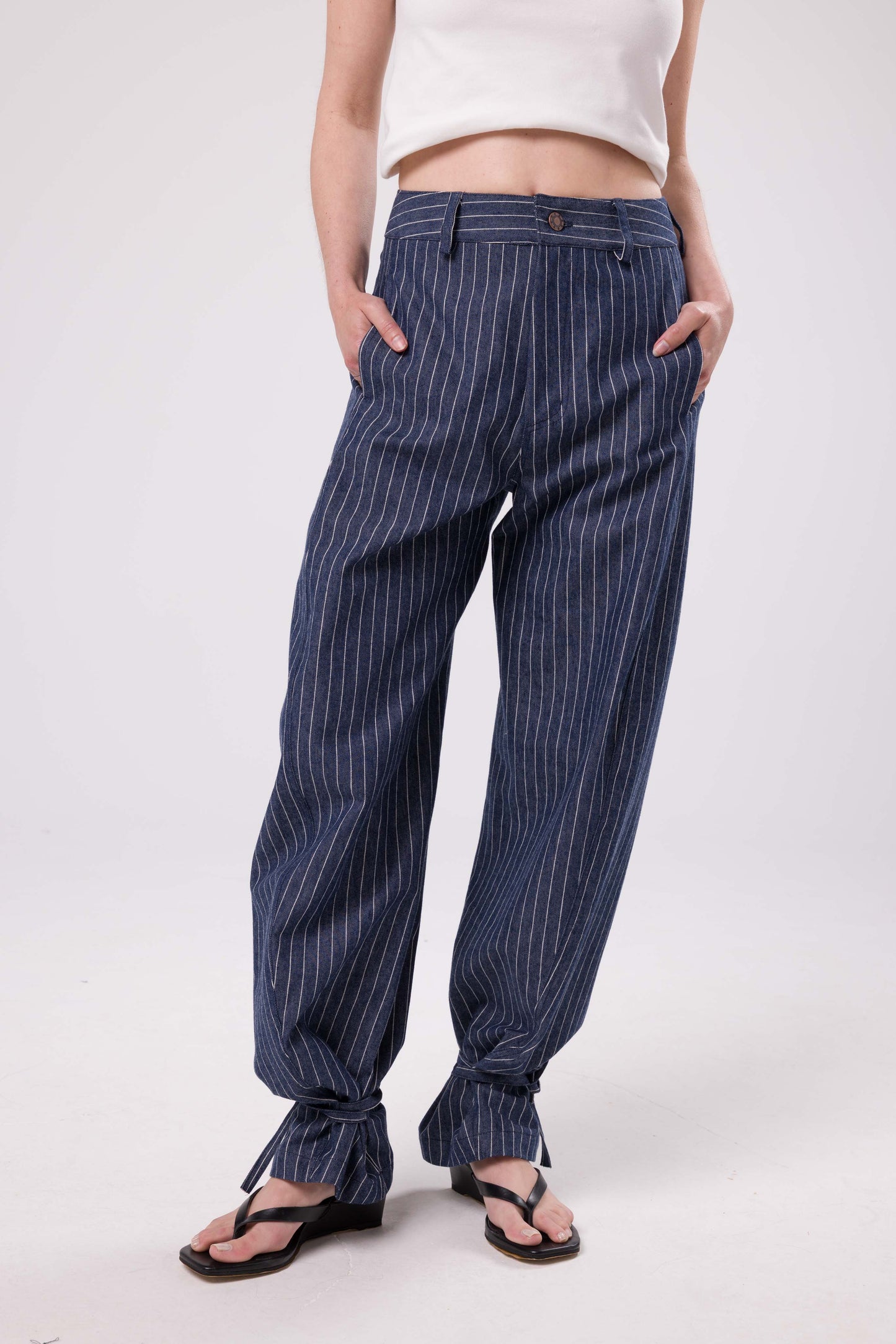 Pantalon Nelson rayé