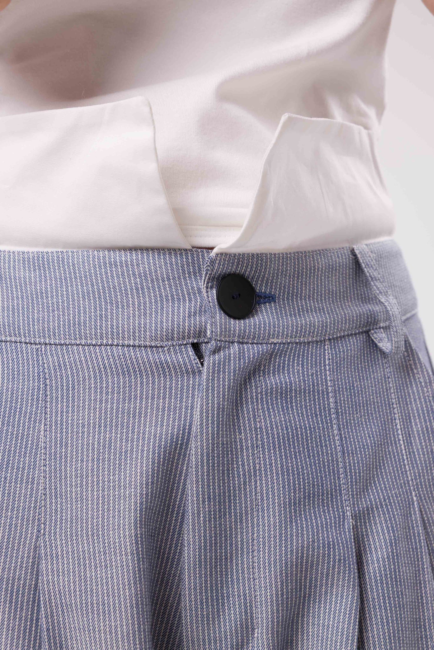 Pantalon Viktor gris rayé