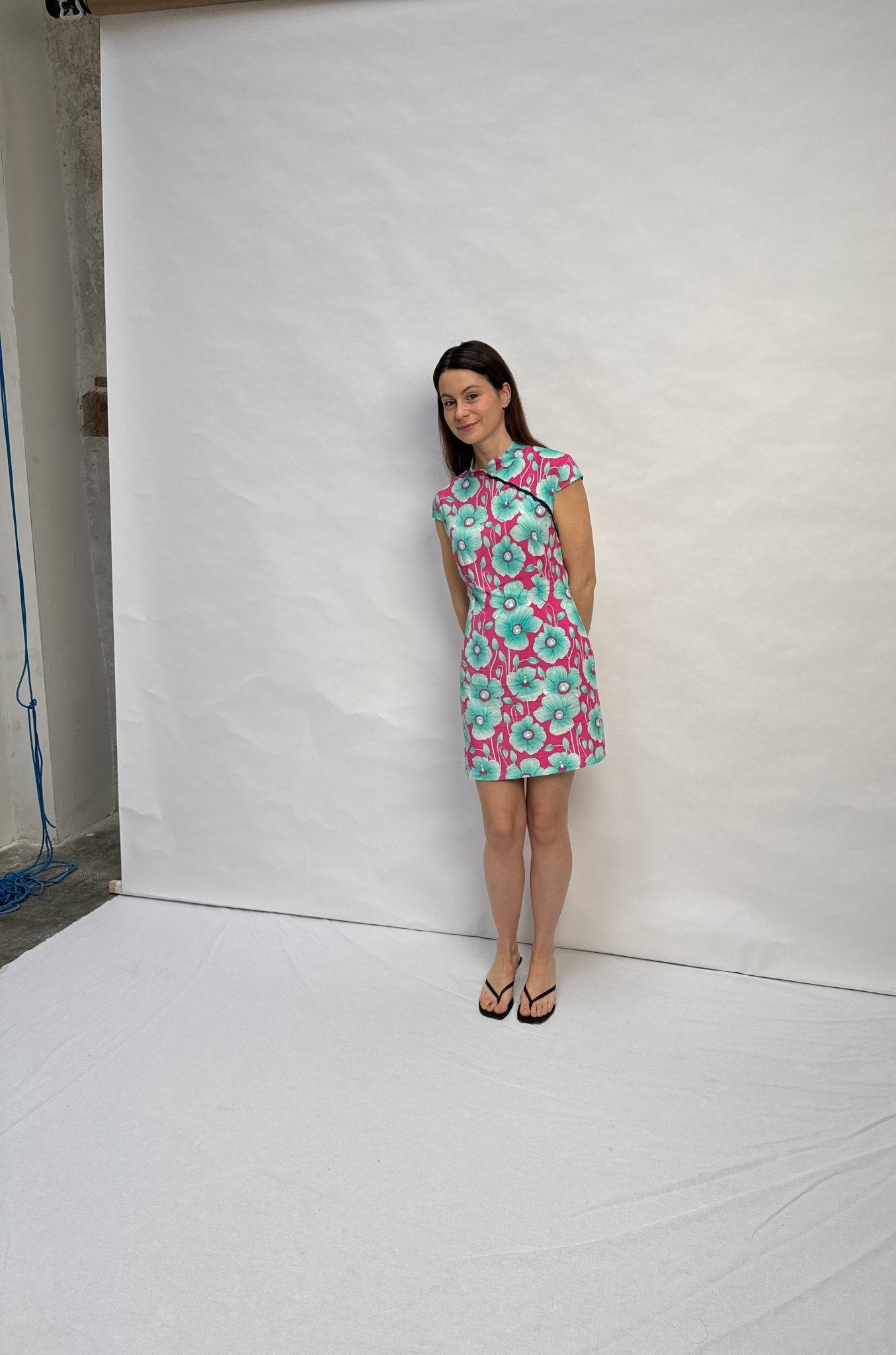 ROBE UMA COURTE VISCOSE ASIE