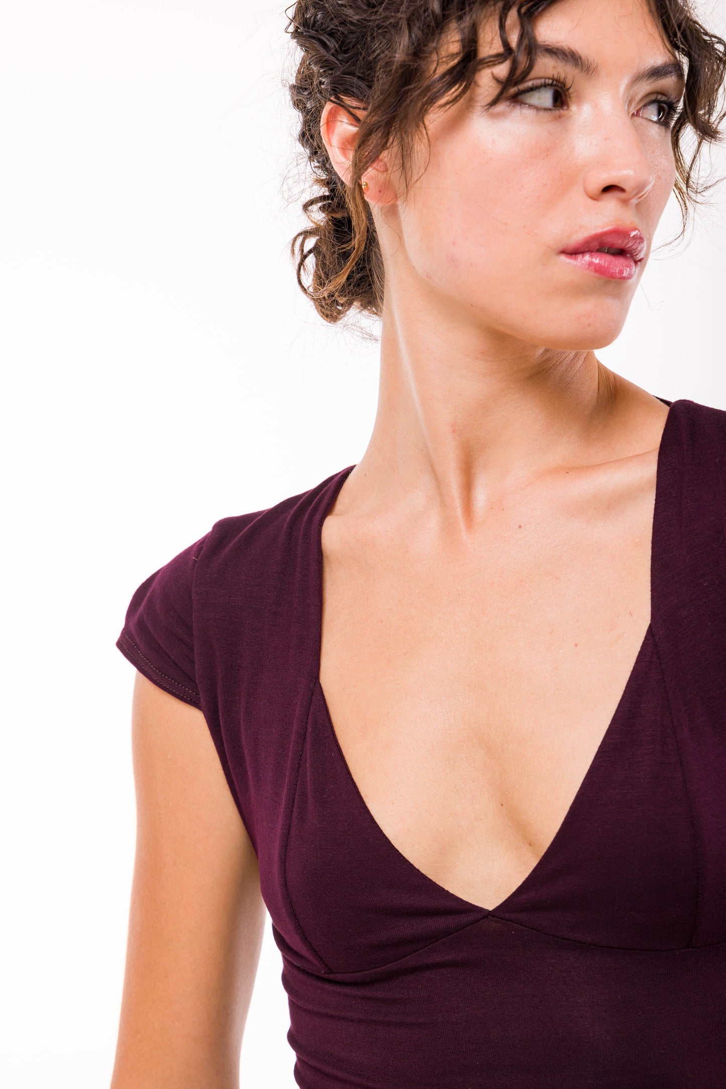 Robe Zoé prune