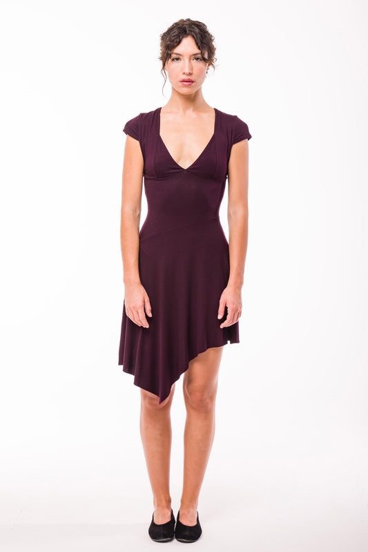 Robe Zoé prune