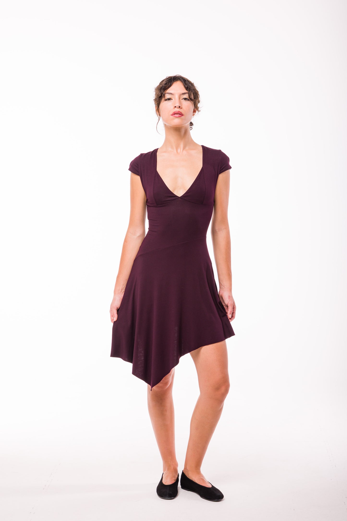 Robe Zoé prune