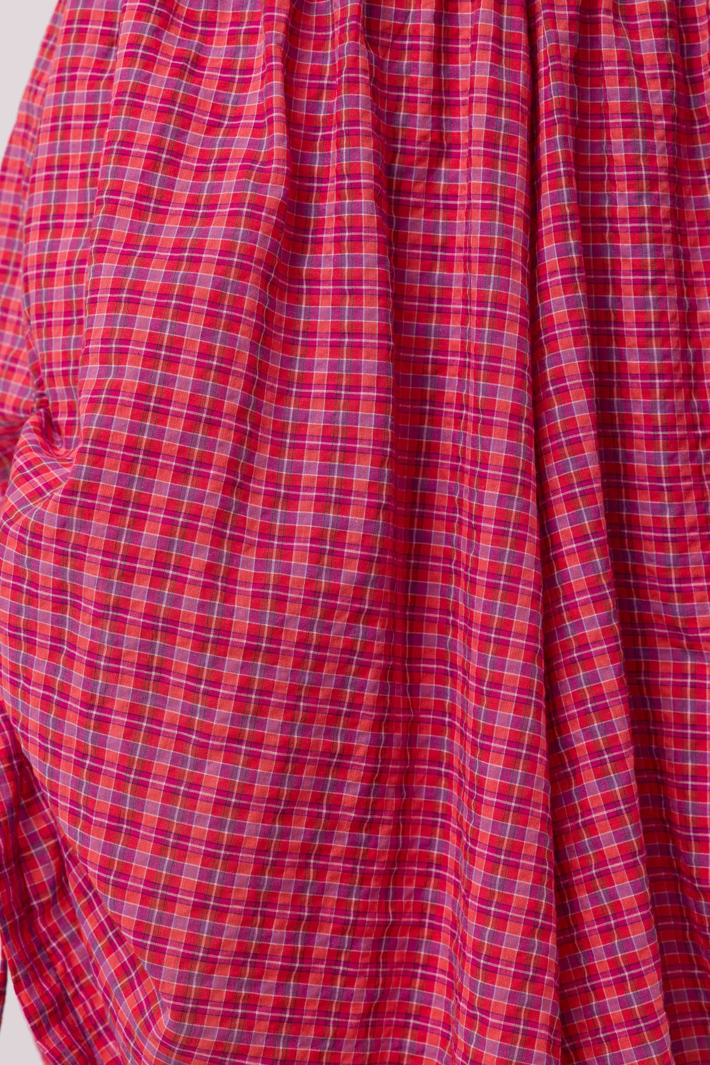 Short ThaÏs carreaux rouge