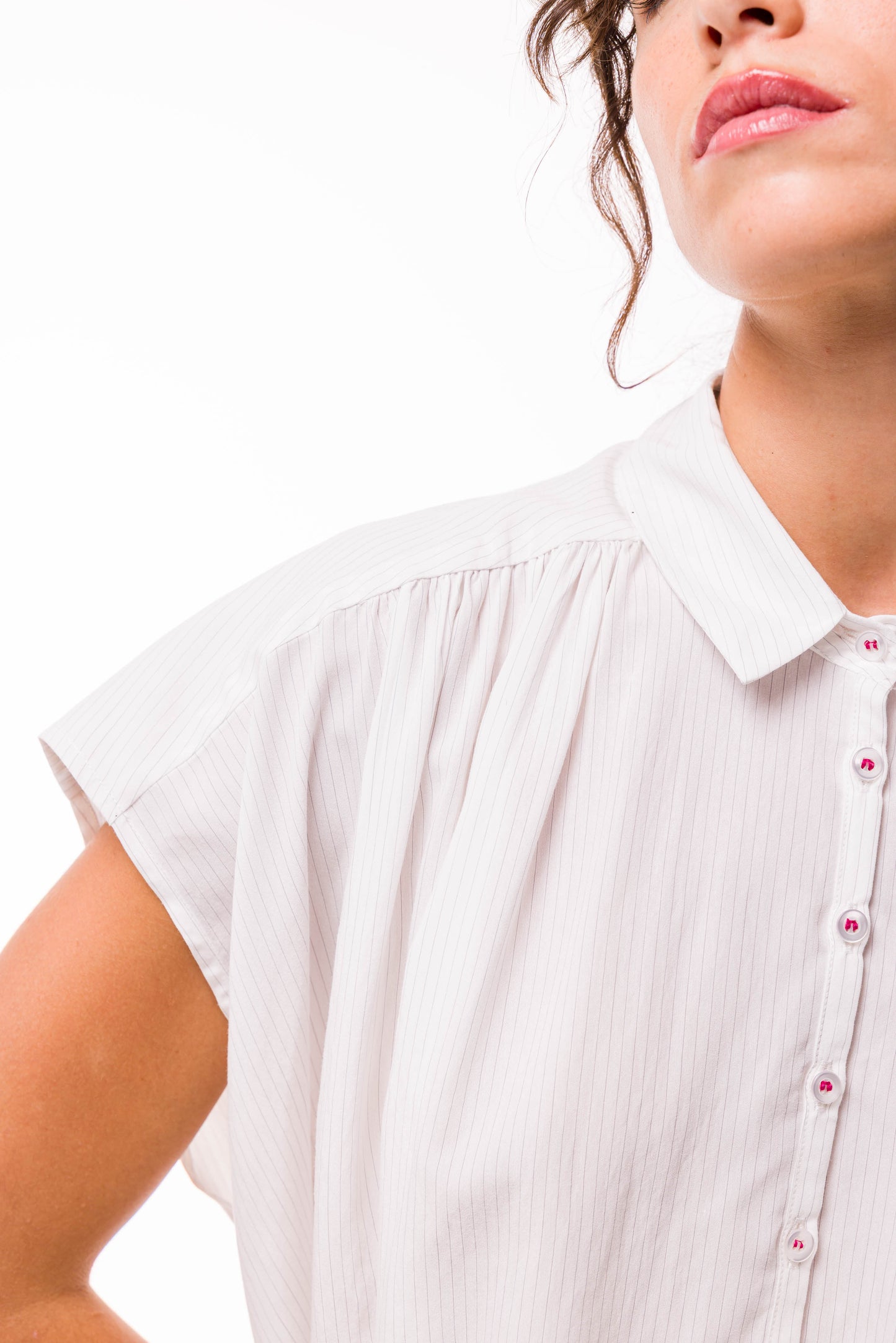 Blouse Yuna blanche