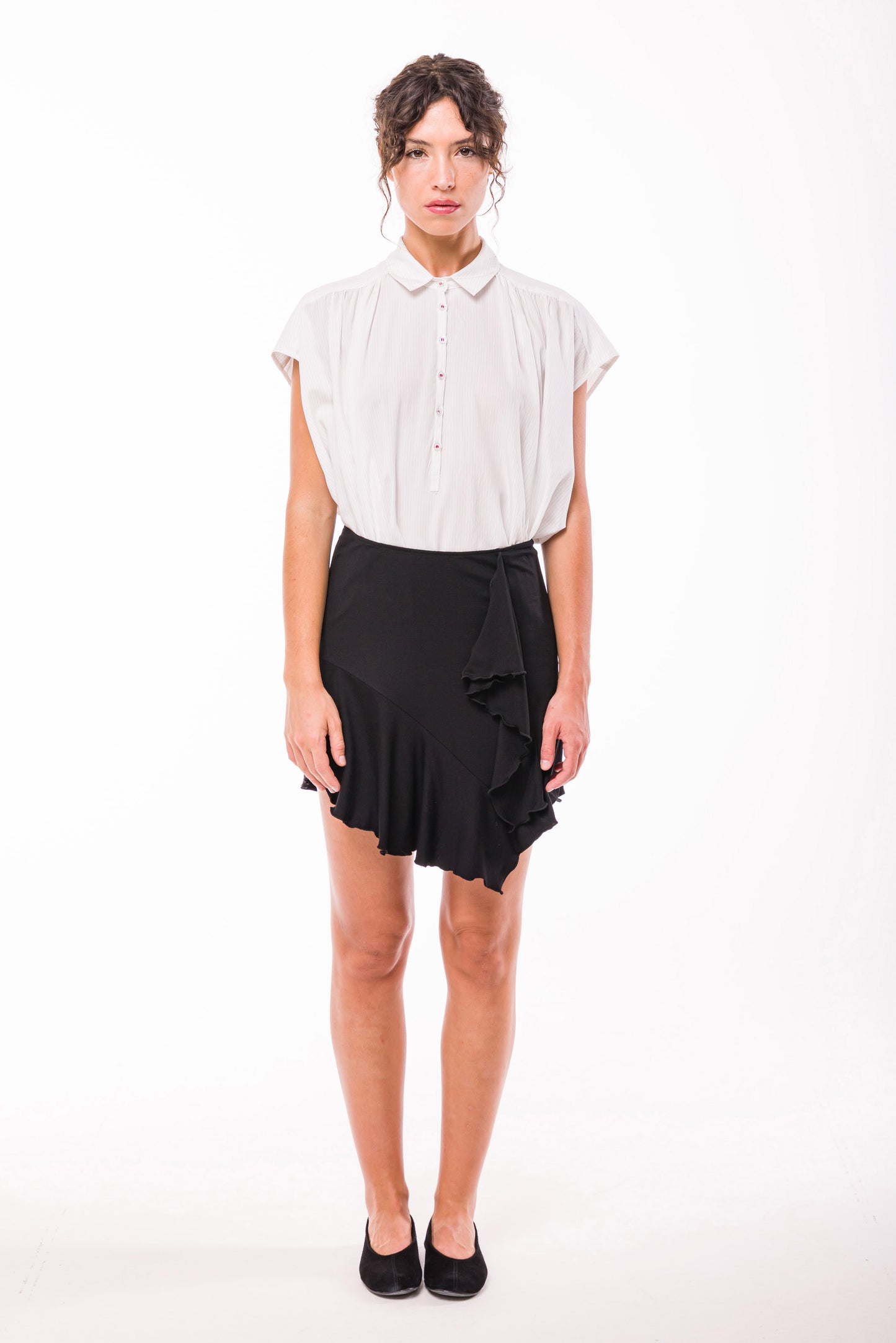 Blouse Yuna blanche