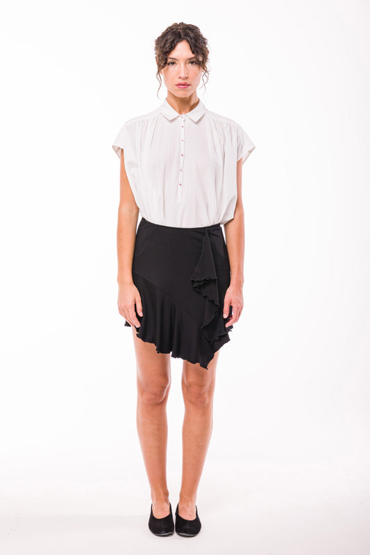 Blouse Yuna blanche