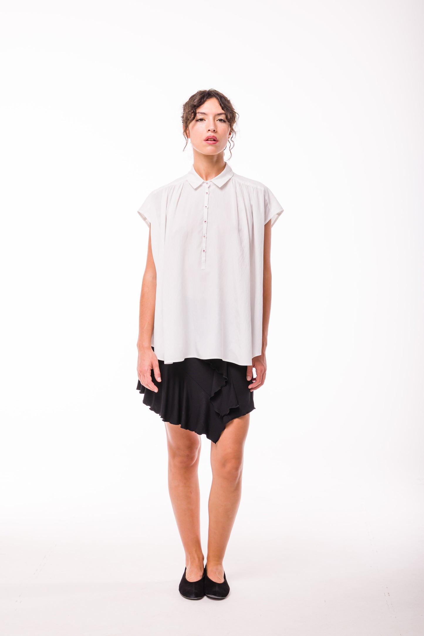Blouse Yuna blanche