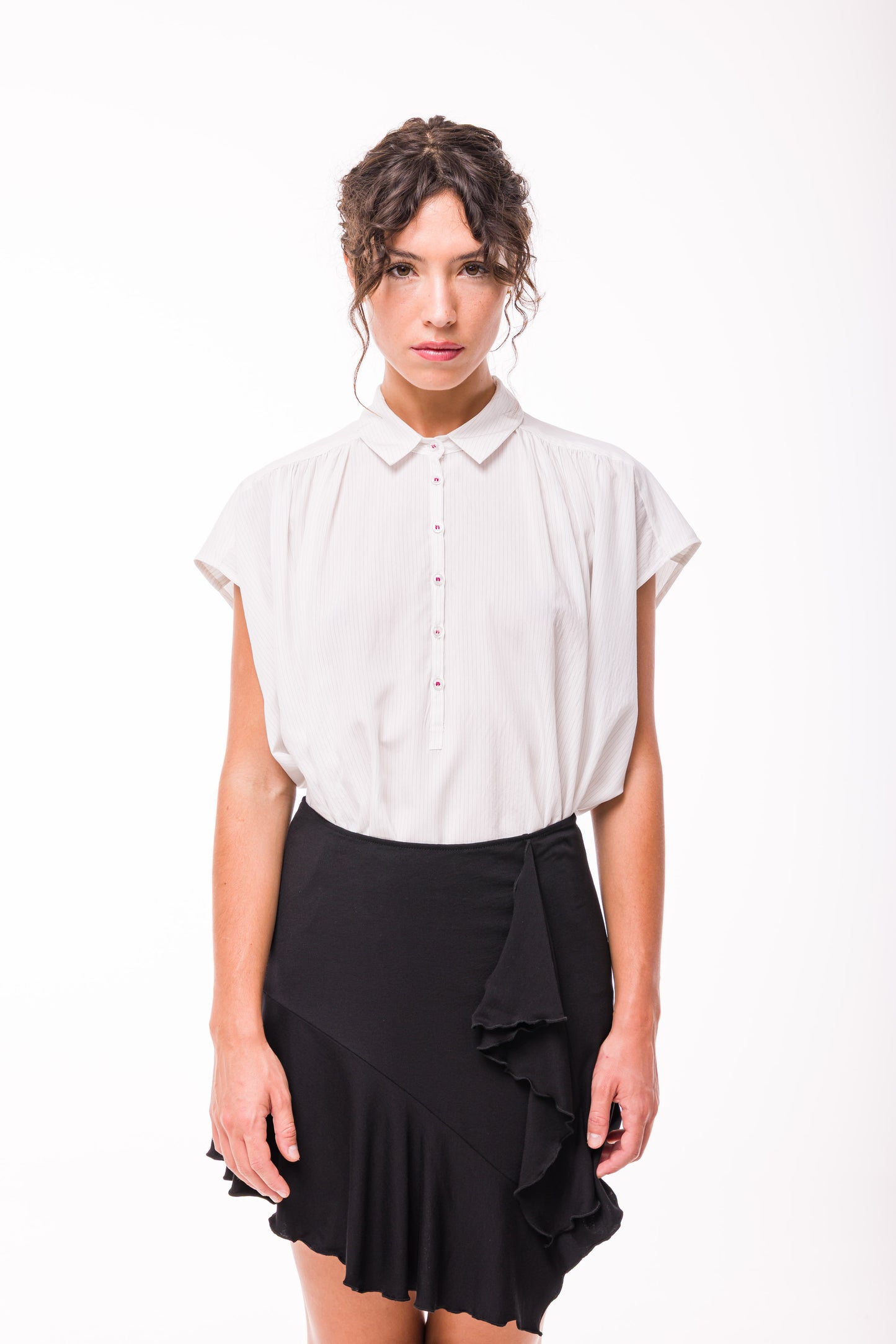 Blouse Yuna blanche