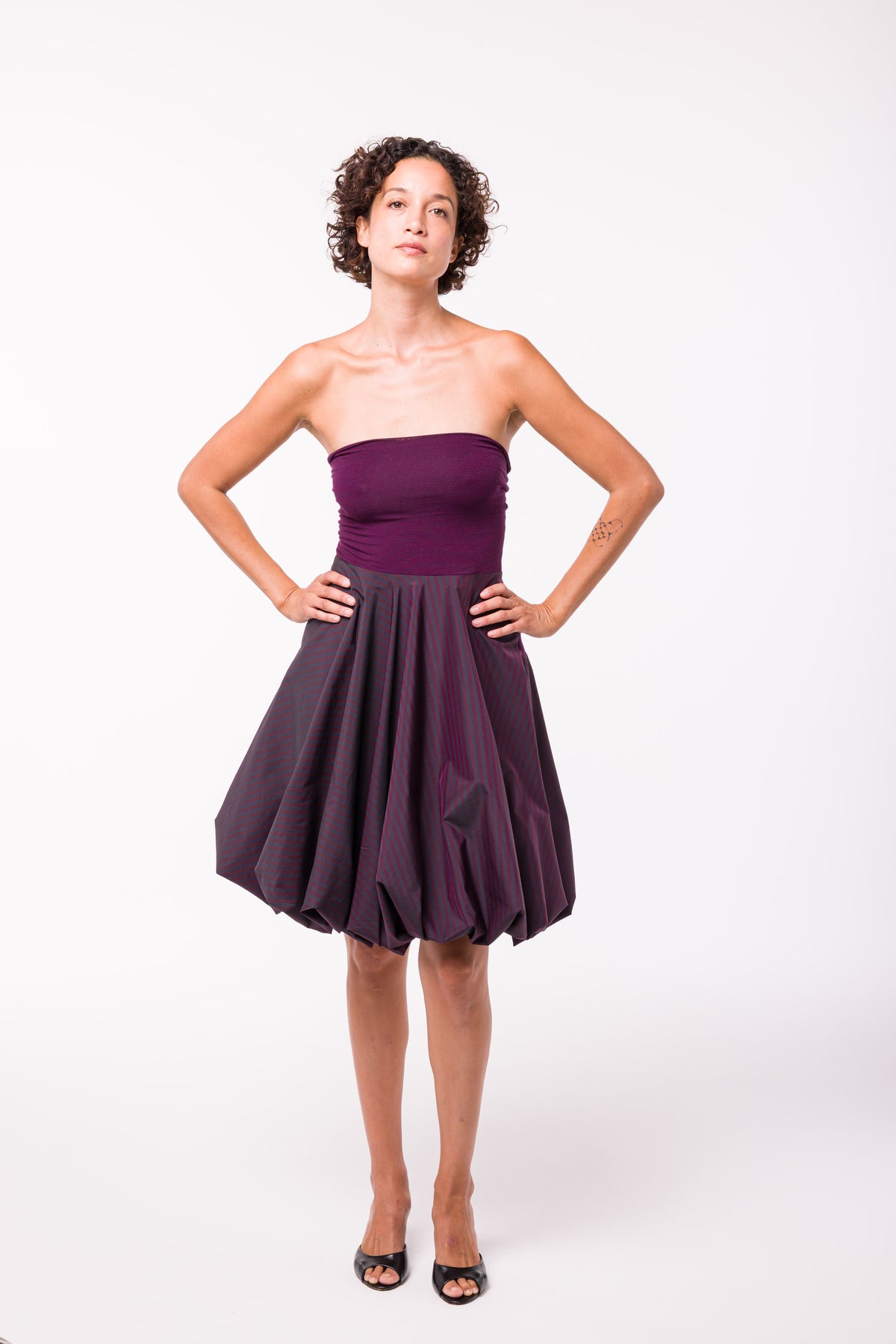 Robe Zelie bordeaux