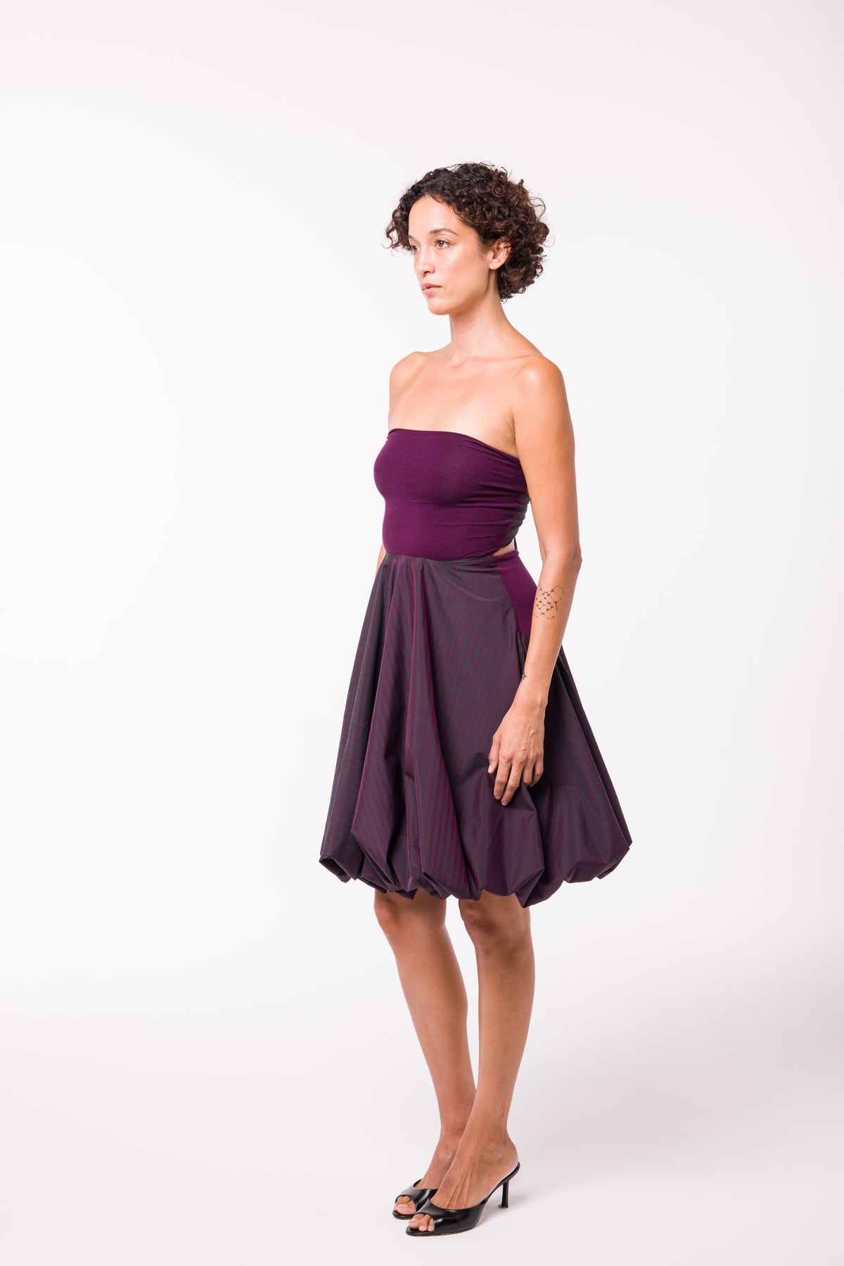 Robe Zelie bordeaux